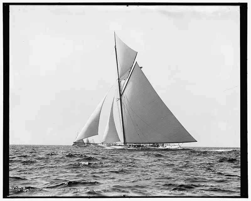 Reliance before the start, Aug. 22, '03, Detroit Publishing Co.