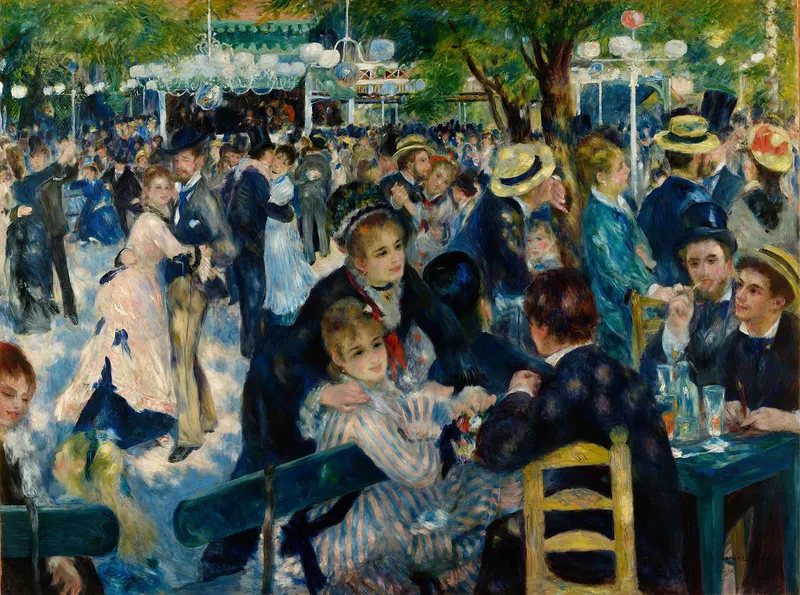 Bal du moulin de la Galette, Pierre-Auguste Renoir (1841 to 1919)