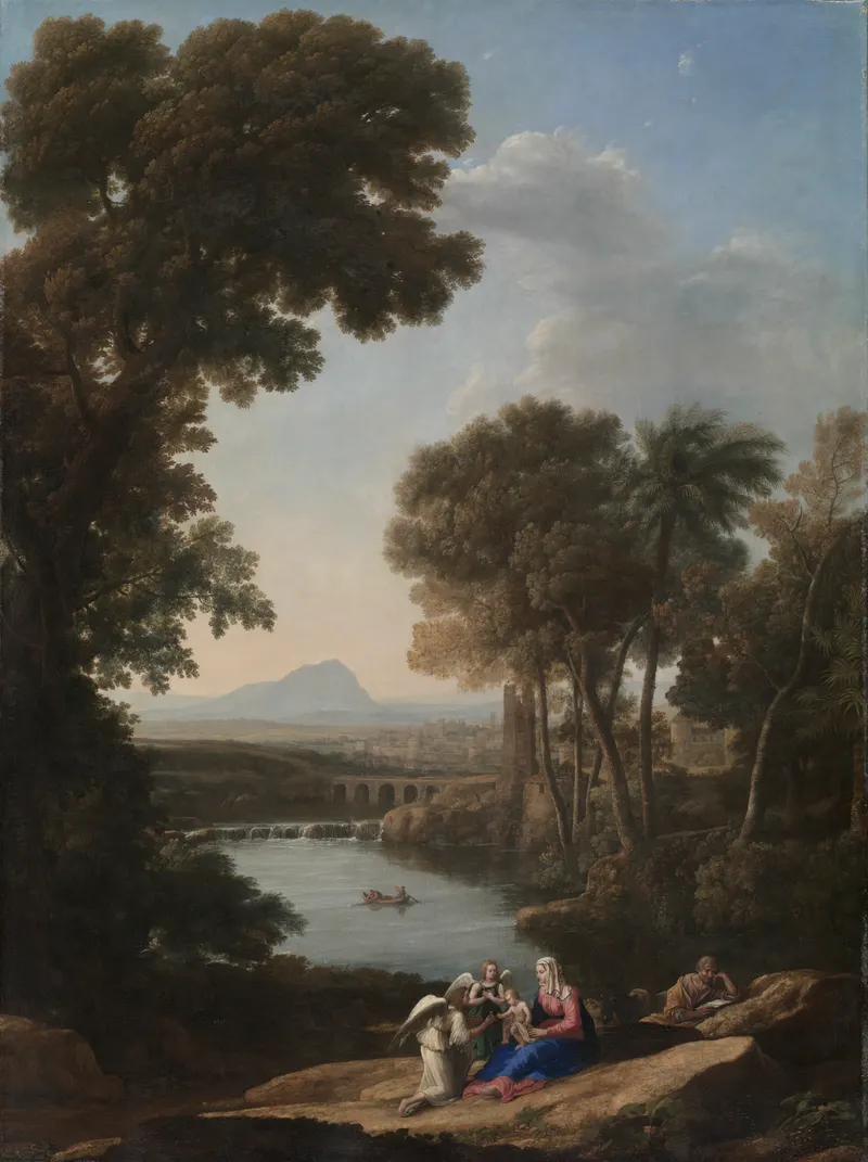 Rest on the Flight into Egypt, Claude Lorrain (1604 to 1682)