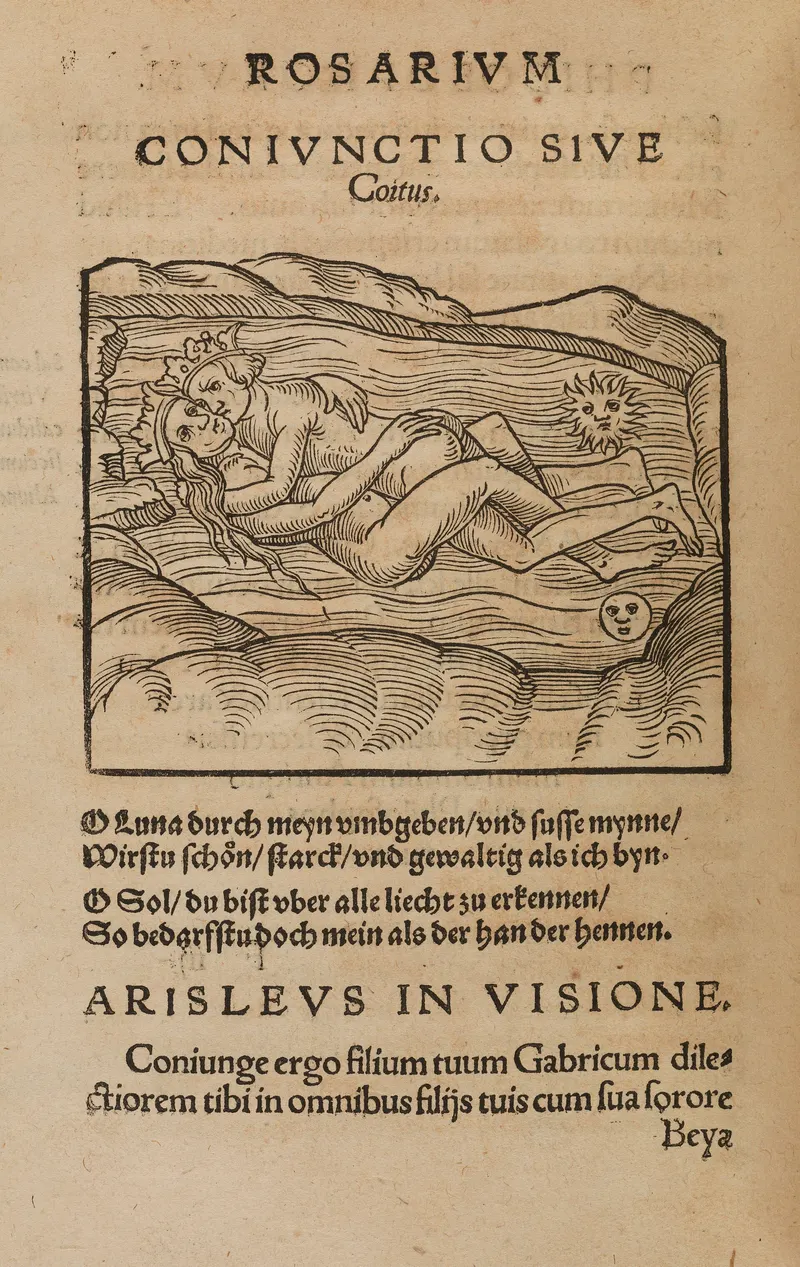 Coniunctio sive Coitus, Unknown (anonymous woodcut artist)