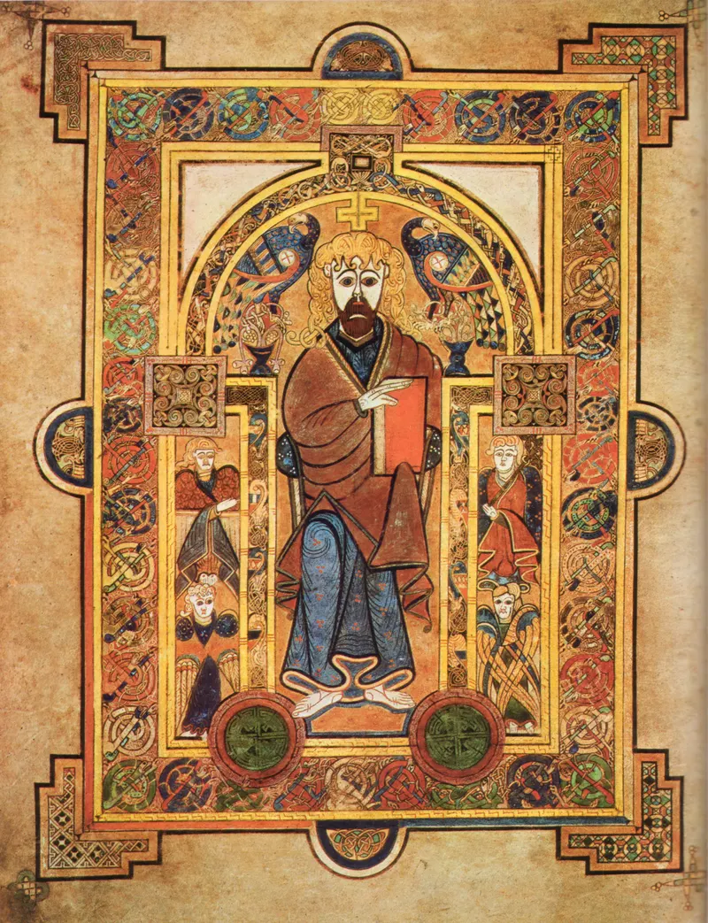 Christ Enthroned, Unknown Insular scribe-artists