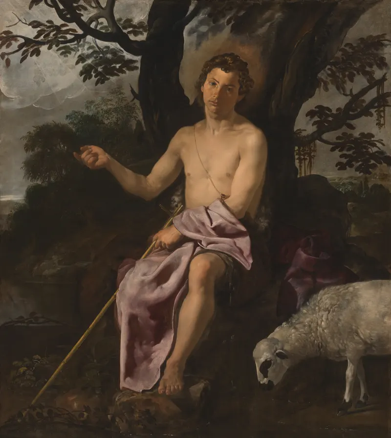 Saint John the Baptist in the Wilderness, Diego Velázquez (1599 to 1660)