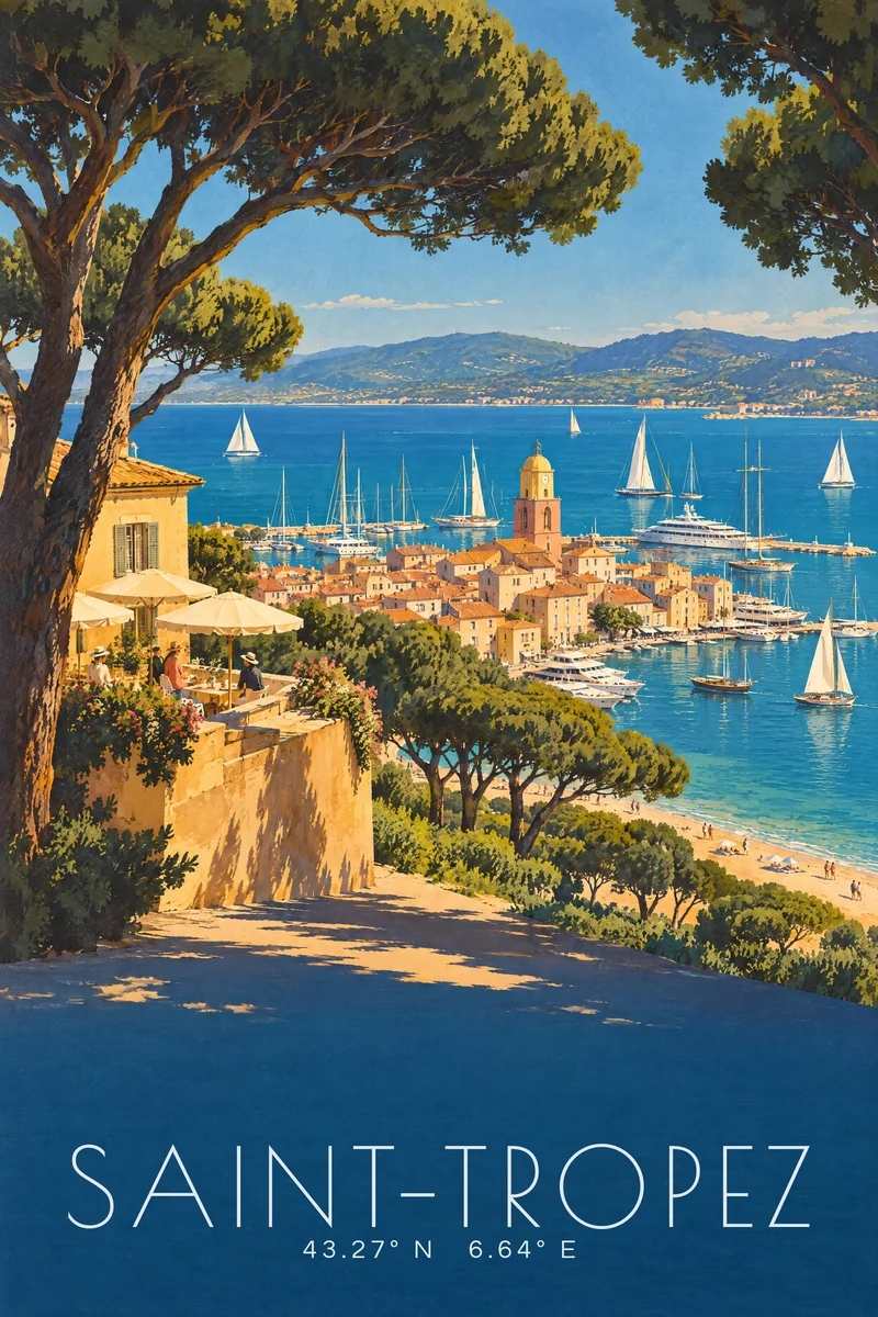 Saint-Tropez, The Departure Board