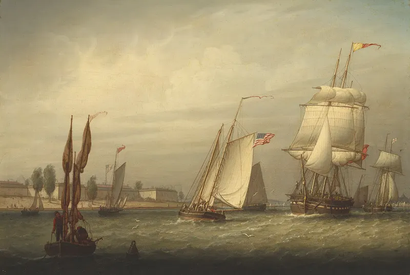 Boston Harbor, Robert Salmon