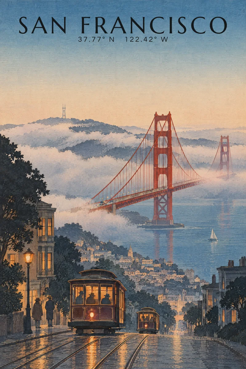 San Francisco, The Departure Board