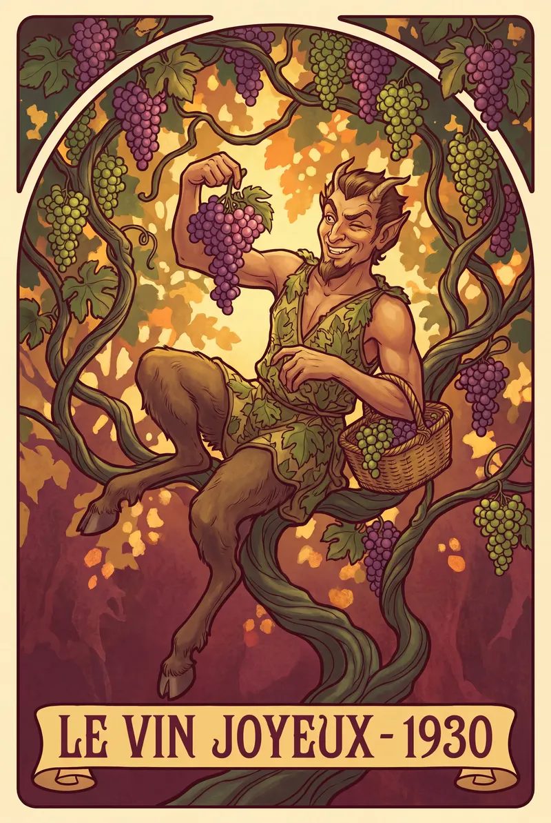 Satyr and Vine, Unknown