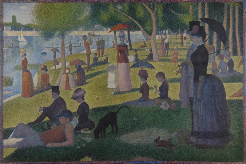 A Sunday on La Grande Jatte, Georges Seurat (1859 to 1891)