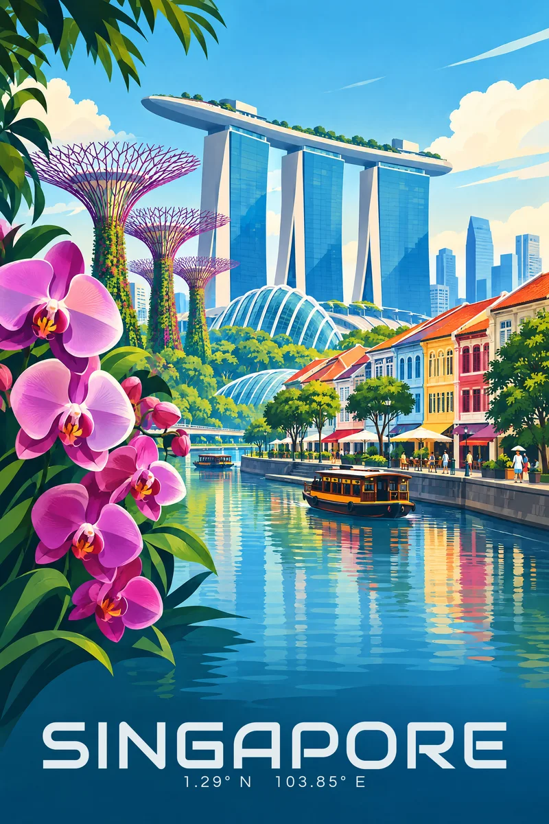 Singapore, The Departure Board