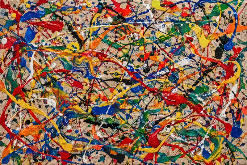 Raw Canvas Skeins, Painted Agency