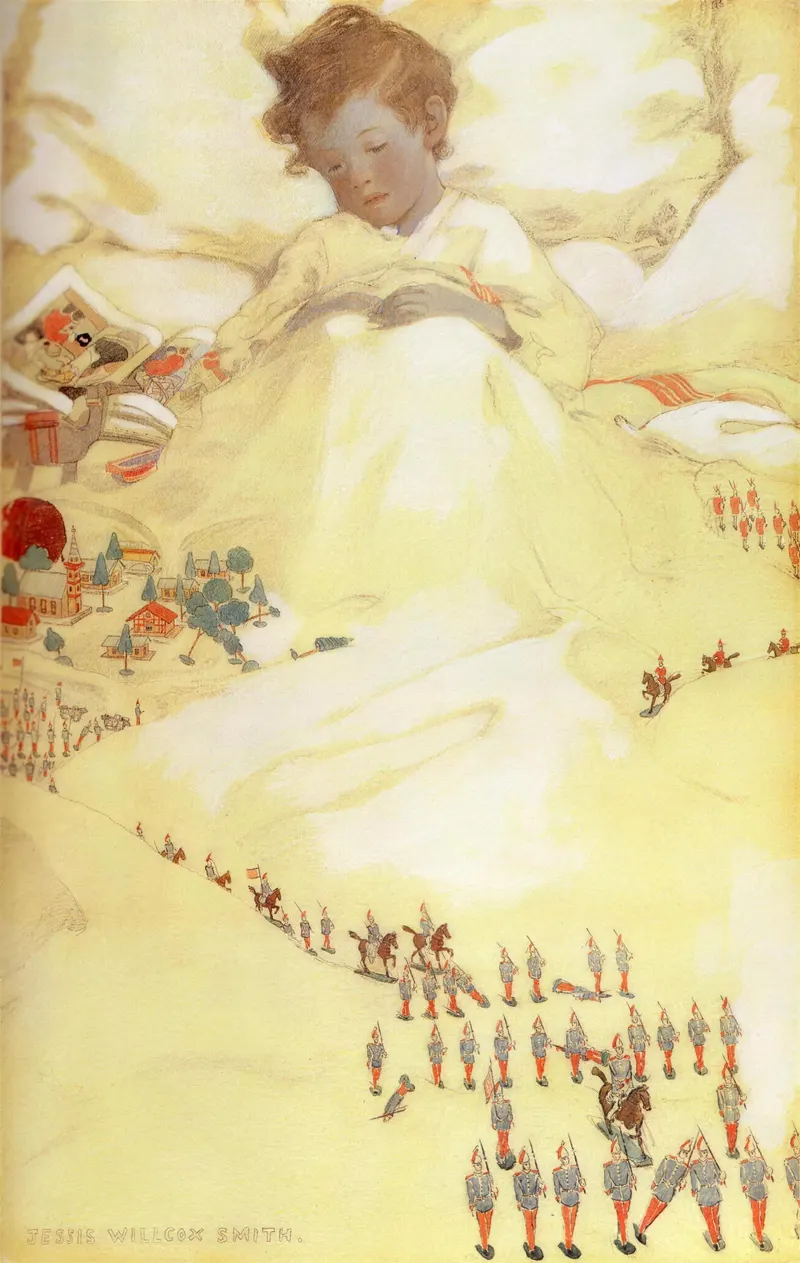 The Land of Counterpane, Jessie Willcox Smith (1863 to 1935)