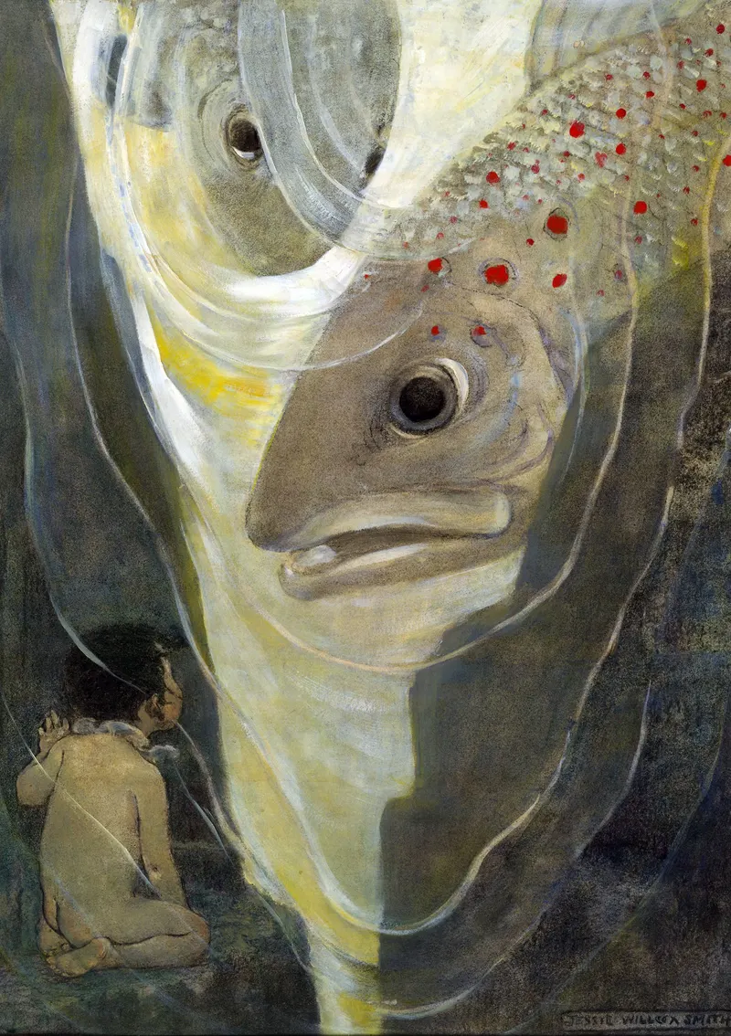 Tom and the Water-Babies, Jessie Willcox Smith (1863 to 1935)