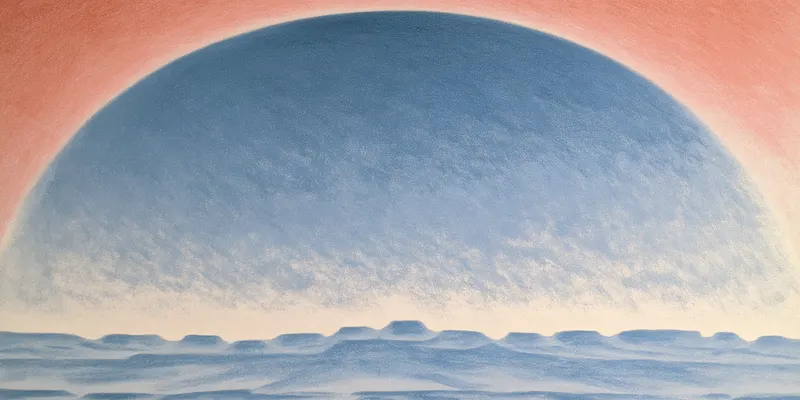 Bowl of Cornflower Sky, Painted Agency