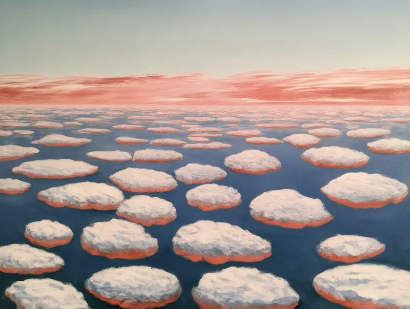 Cloud Floor, Evening, Painted Agency