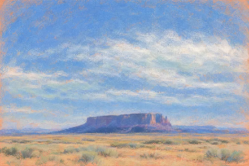 Cornflower Mesa Dome, Painted Agency