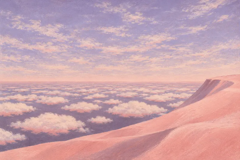 Dunes Above the Cloud Floor, Painted Agency