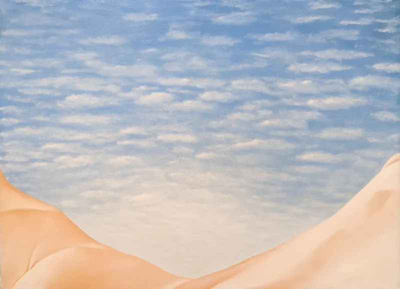 Dunes Under a Mackerel Sky, Painted Agency