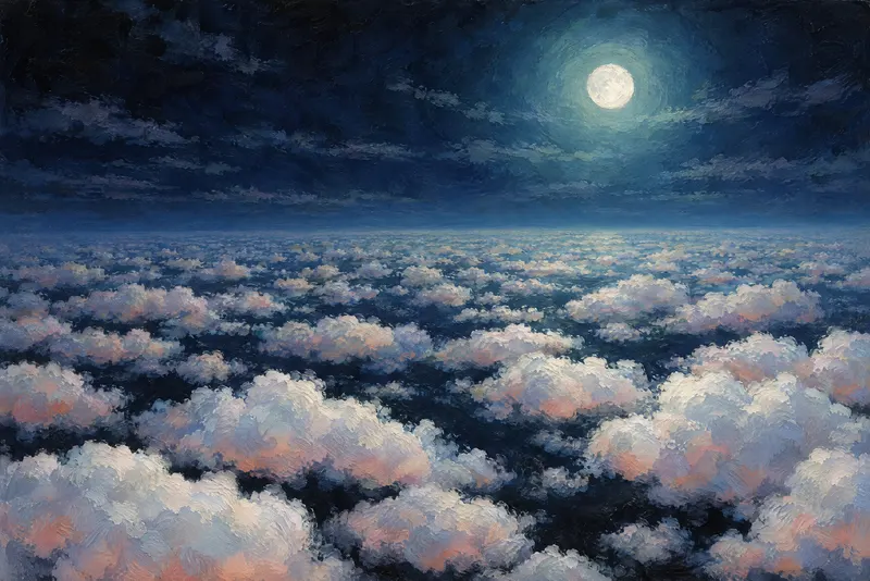 Moon Cloud Floor, Painted Agency