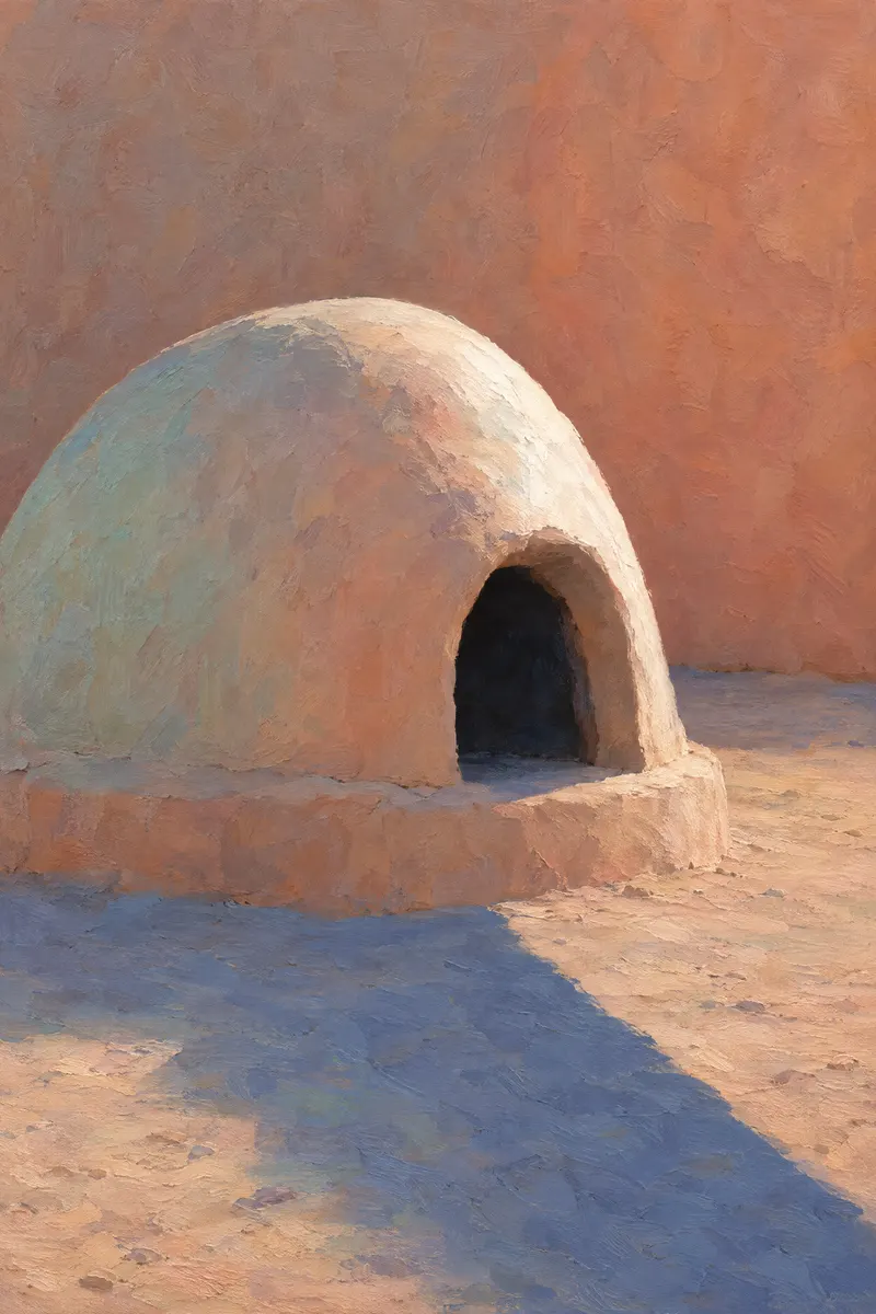 Oven And Shadow, Painted Agency