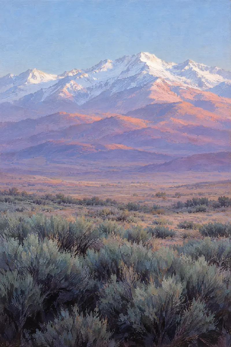 Snow Above Sage, Painted Agency