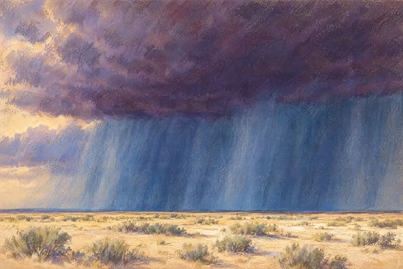 Sunlit Plain Rain, Painted Agency