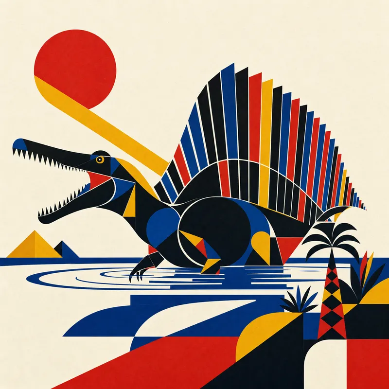 Spinosaurus aegyptiacus, Bauhaus, Thunder Lizards