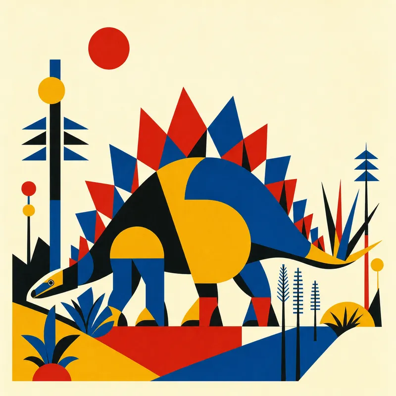 Stegosaurus stenops, Bauhaus, Thunder Lizards