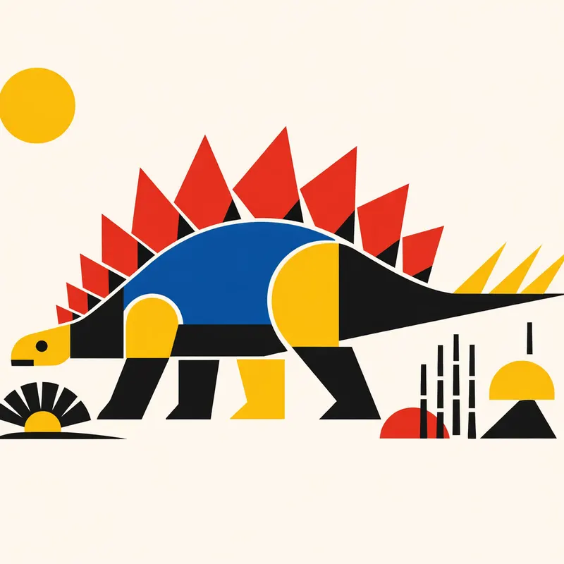 Stegosaurus stenops, Bauhaus, Thunder Lizards