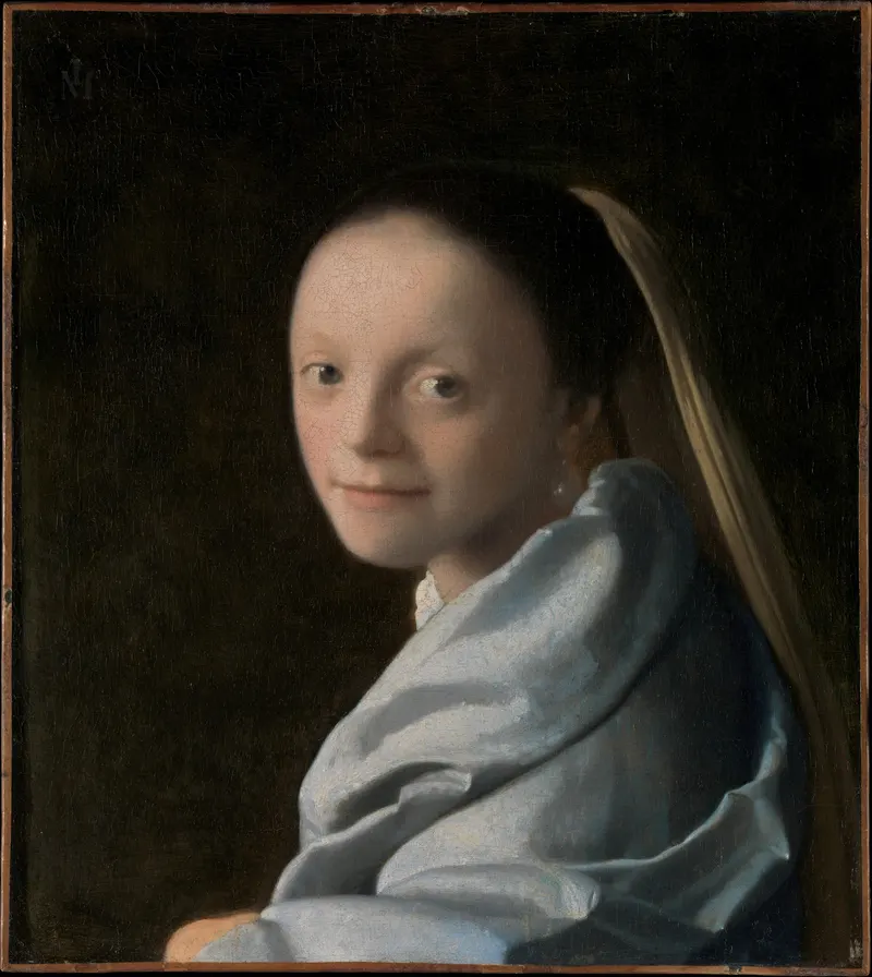 Study of a Young Woman, Johannes Vermeer (1632 to 1675)