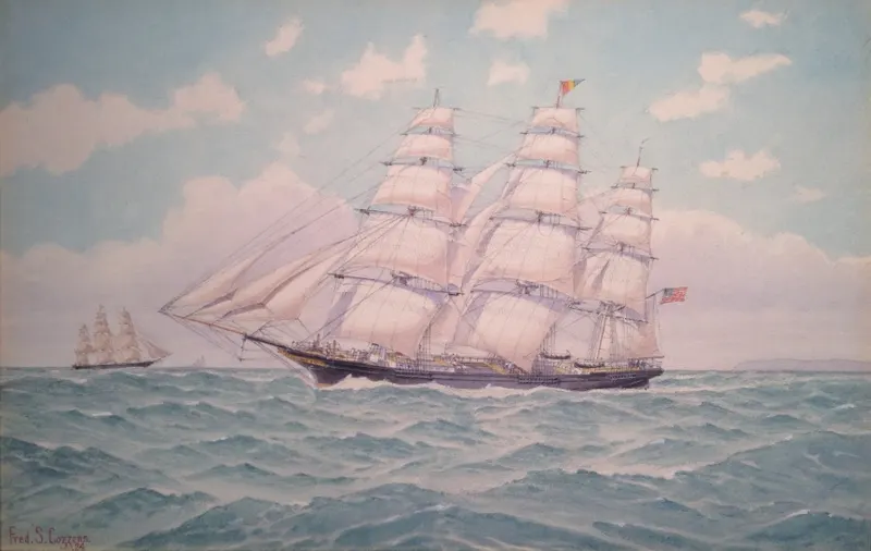 The Clipper Ship Sweepstakes, Fred S. Cozzens