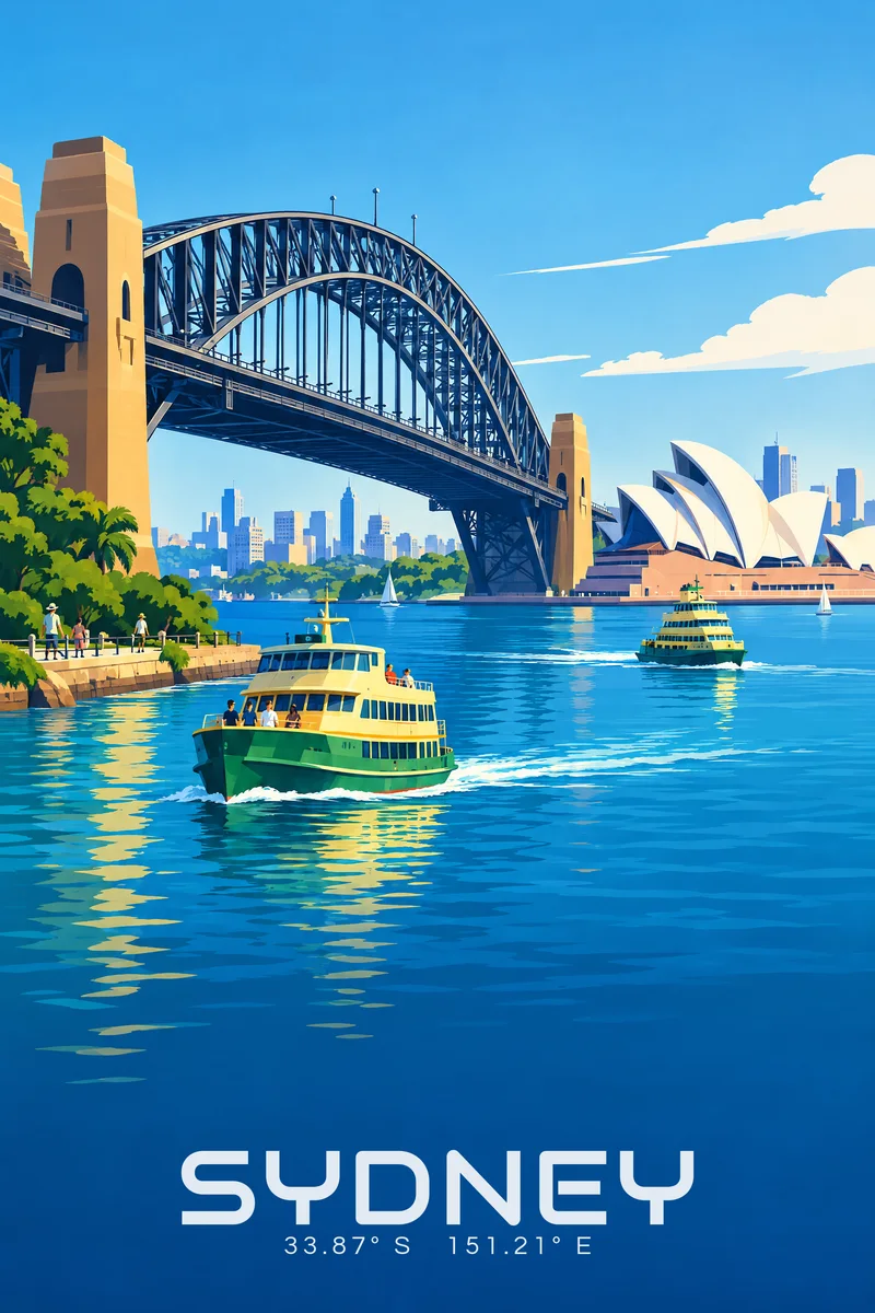 Sydney, The Departure Board