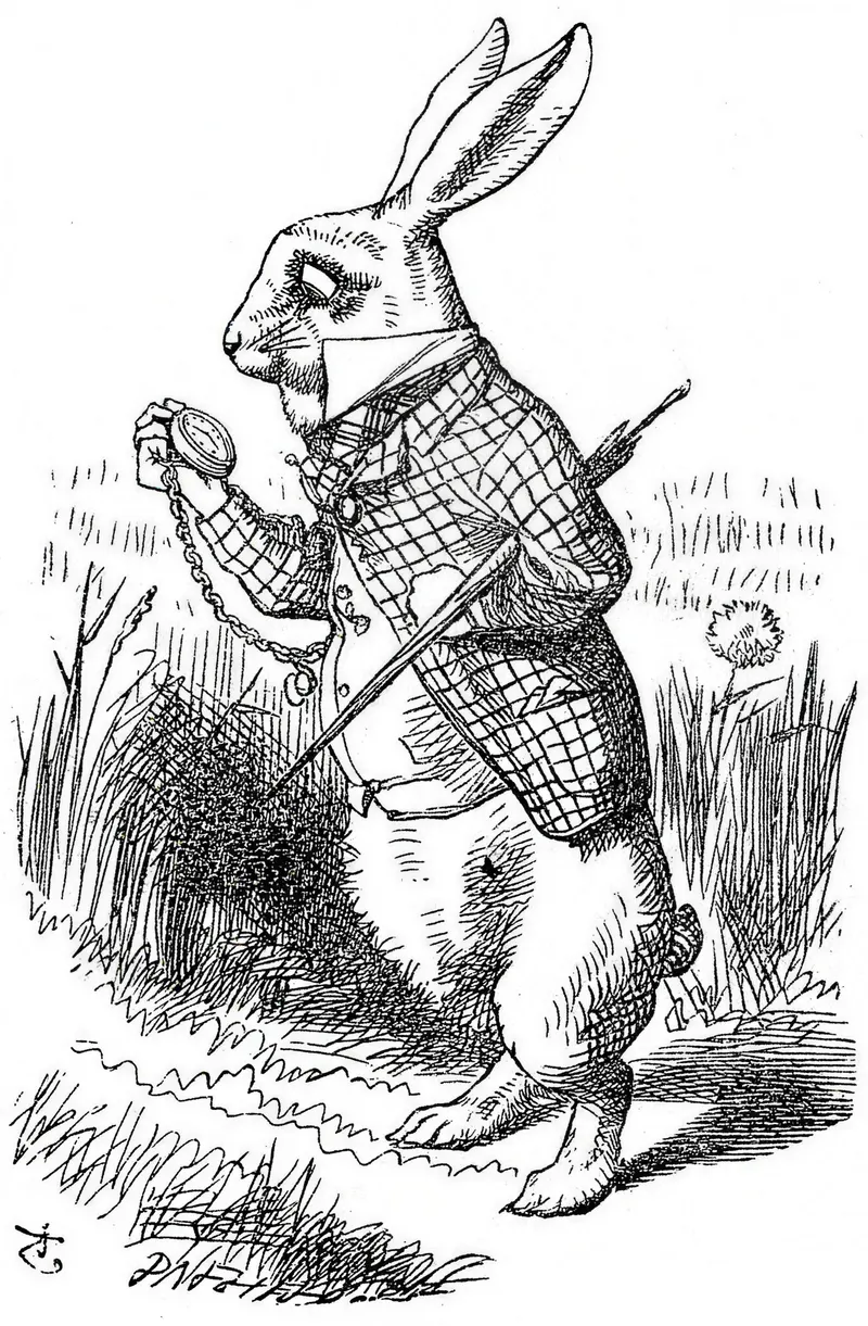 The White Rabbit, John Tenniel (1820 to 1914)