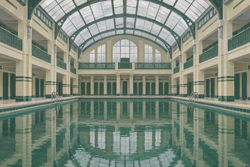 Glass Roof Baths, Painted Agency