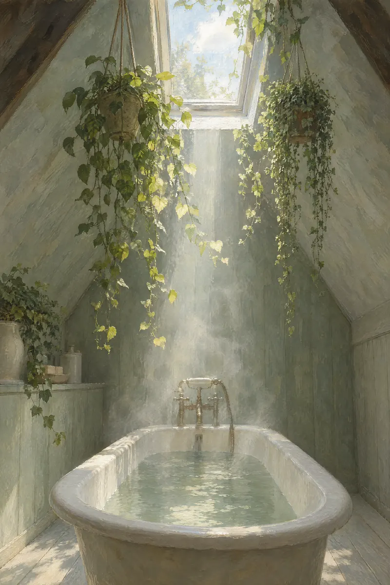 Skylight Bath, Painted Agency