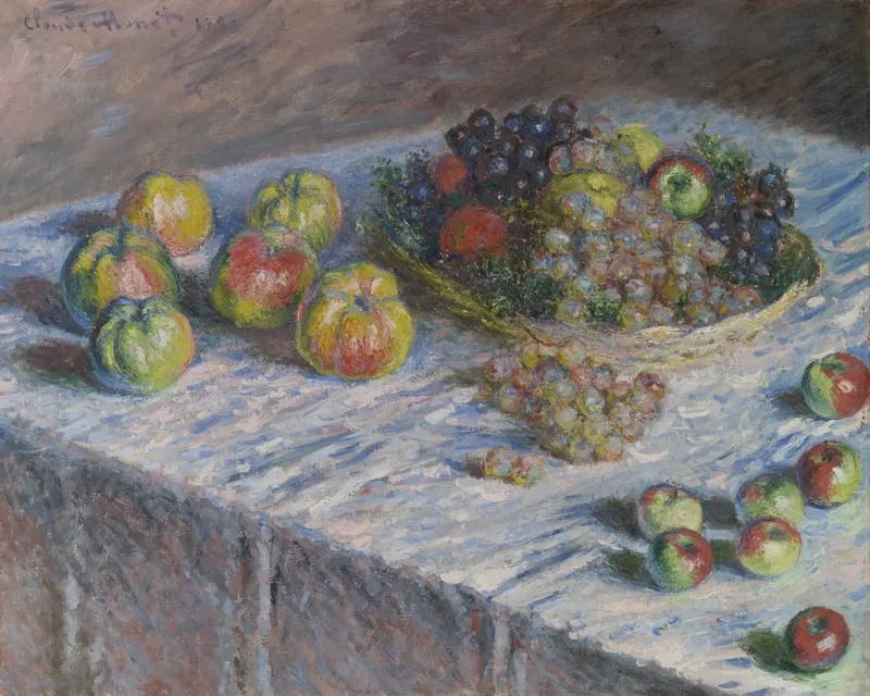 Apples and Grapes, Claude Monet