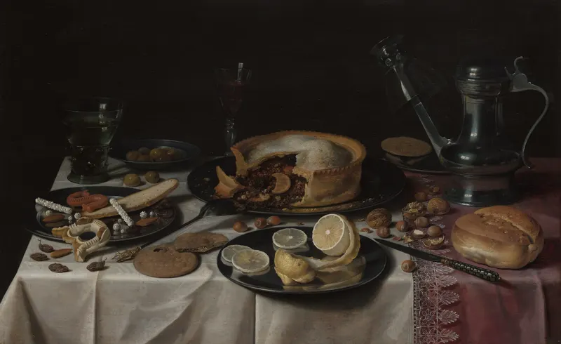 Still Life with Roemer and Flagon, Pieter Claesz