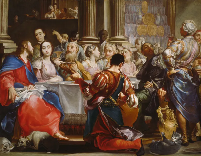 The Wedding at Cana, Giuseppe Maria Crespi
