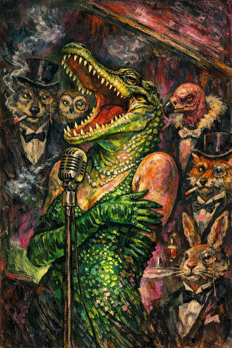The Crocodile Chanteuse, Feverglass