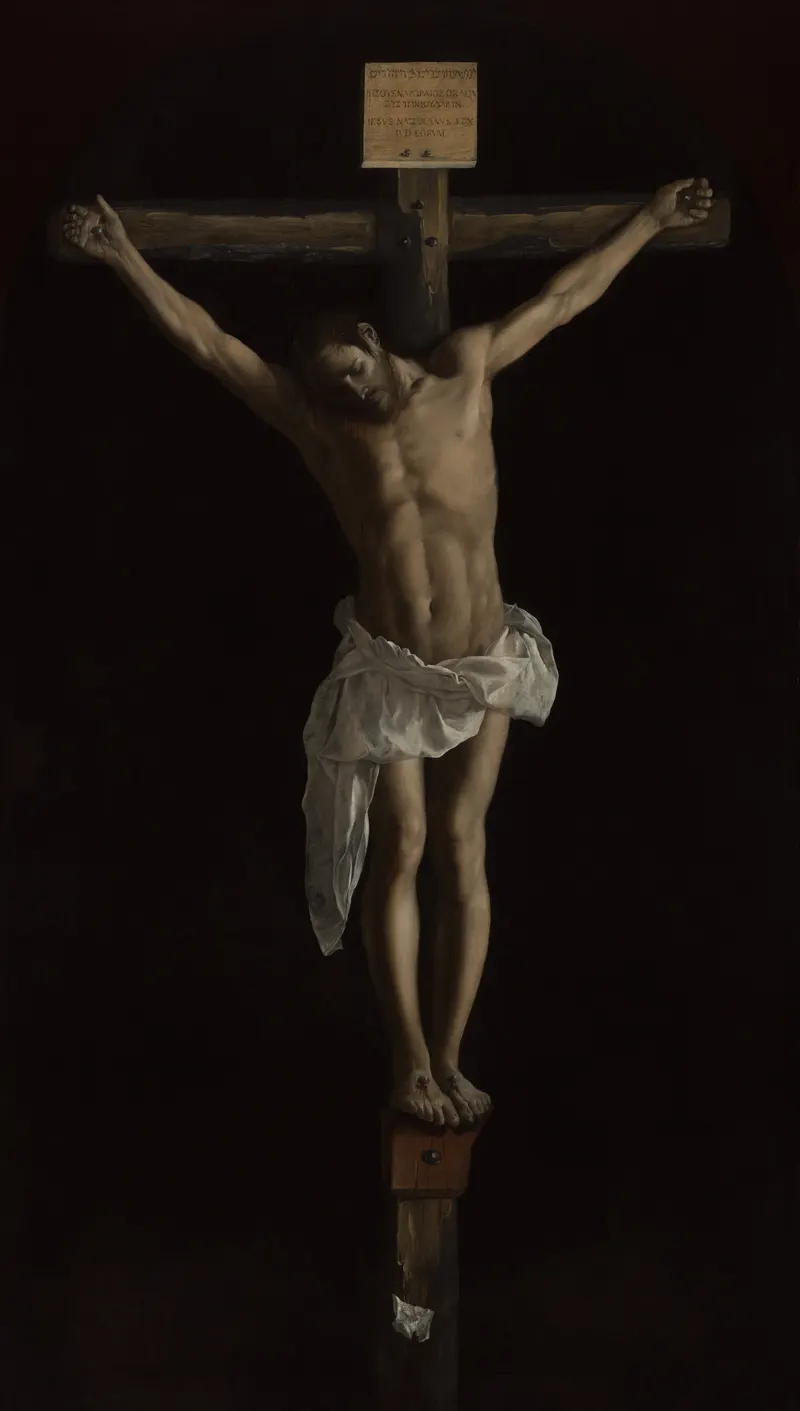The Crucifixion, Francisco de Zurbarán (1598 to 1664)
