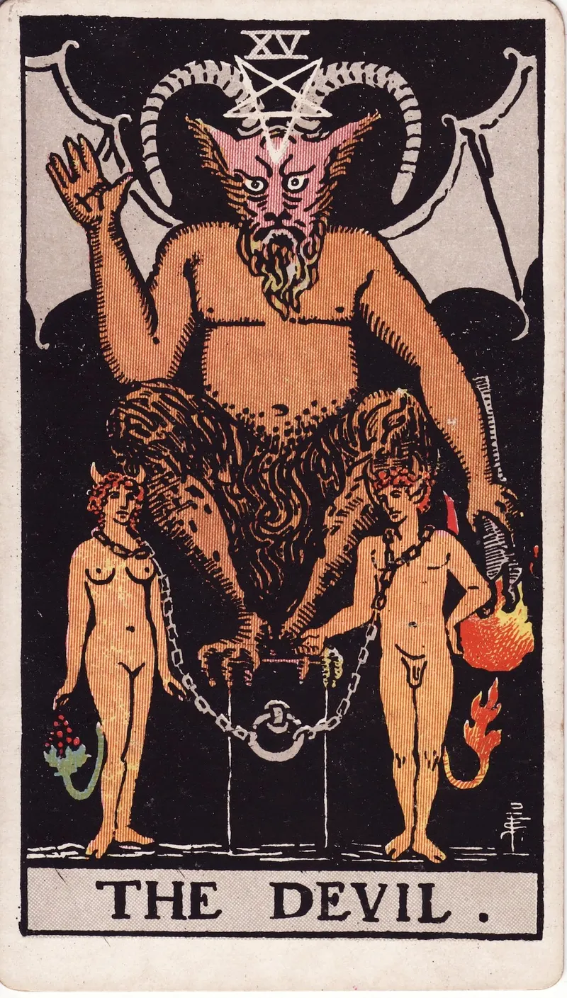 The Devil, Pamela Colman Smith, for A. E. Waite