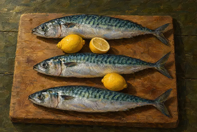 Mackerel And Lemons, Painted Agency