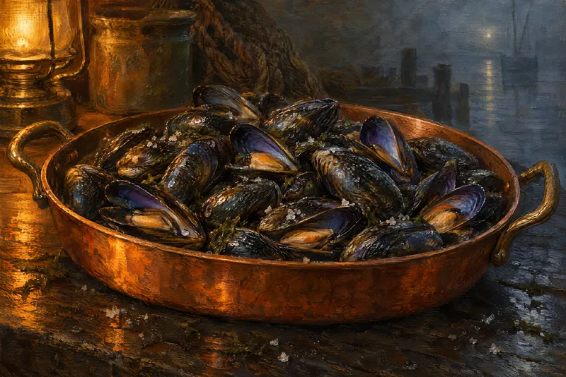 Mussels In Copper, Painted Agency
