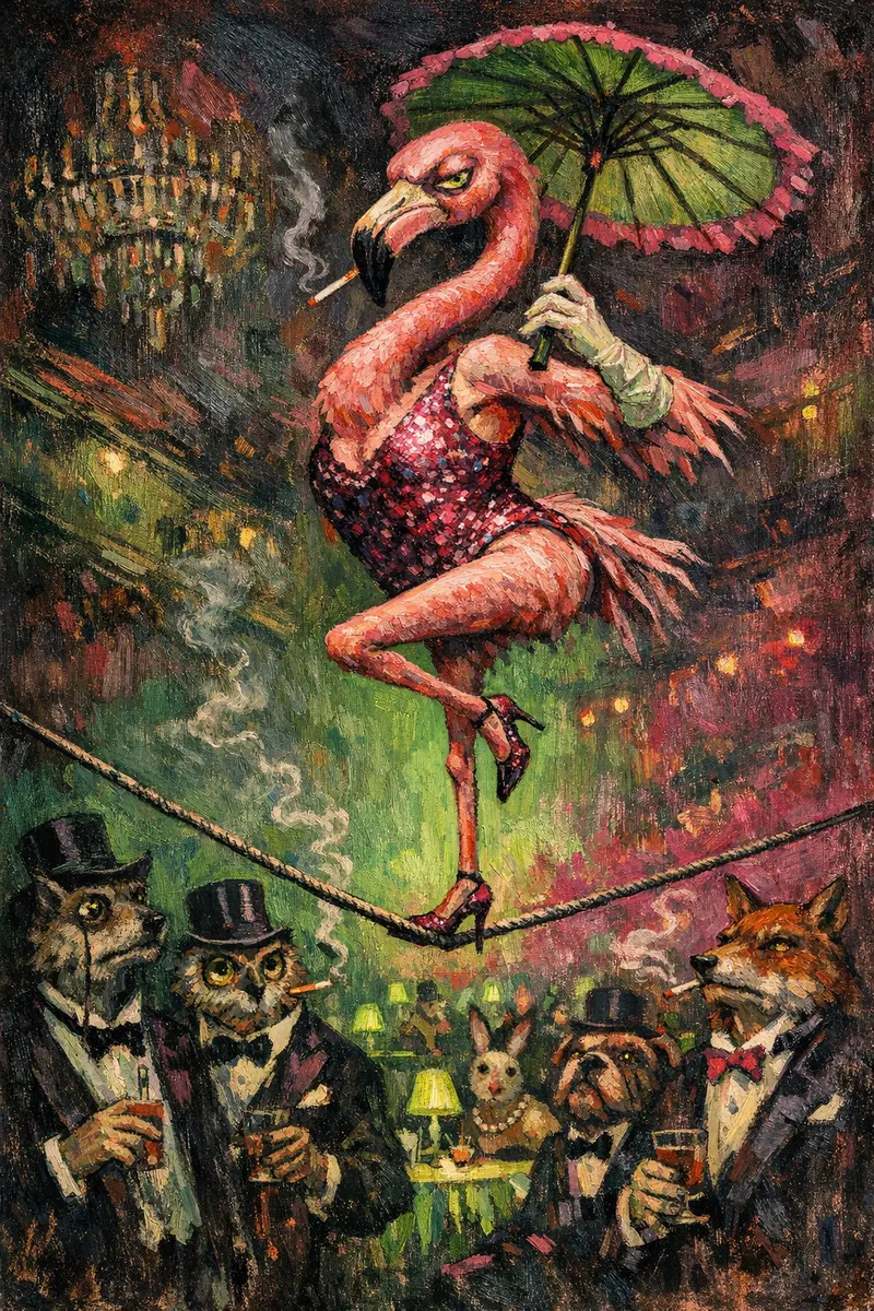 The Flamingo Tightrope, Feverglass