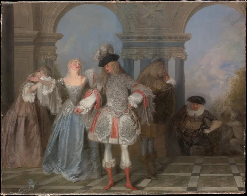The French Comedians, Antoine Watteau (1684 to 1721)