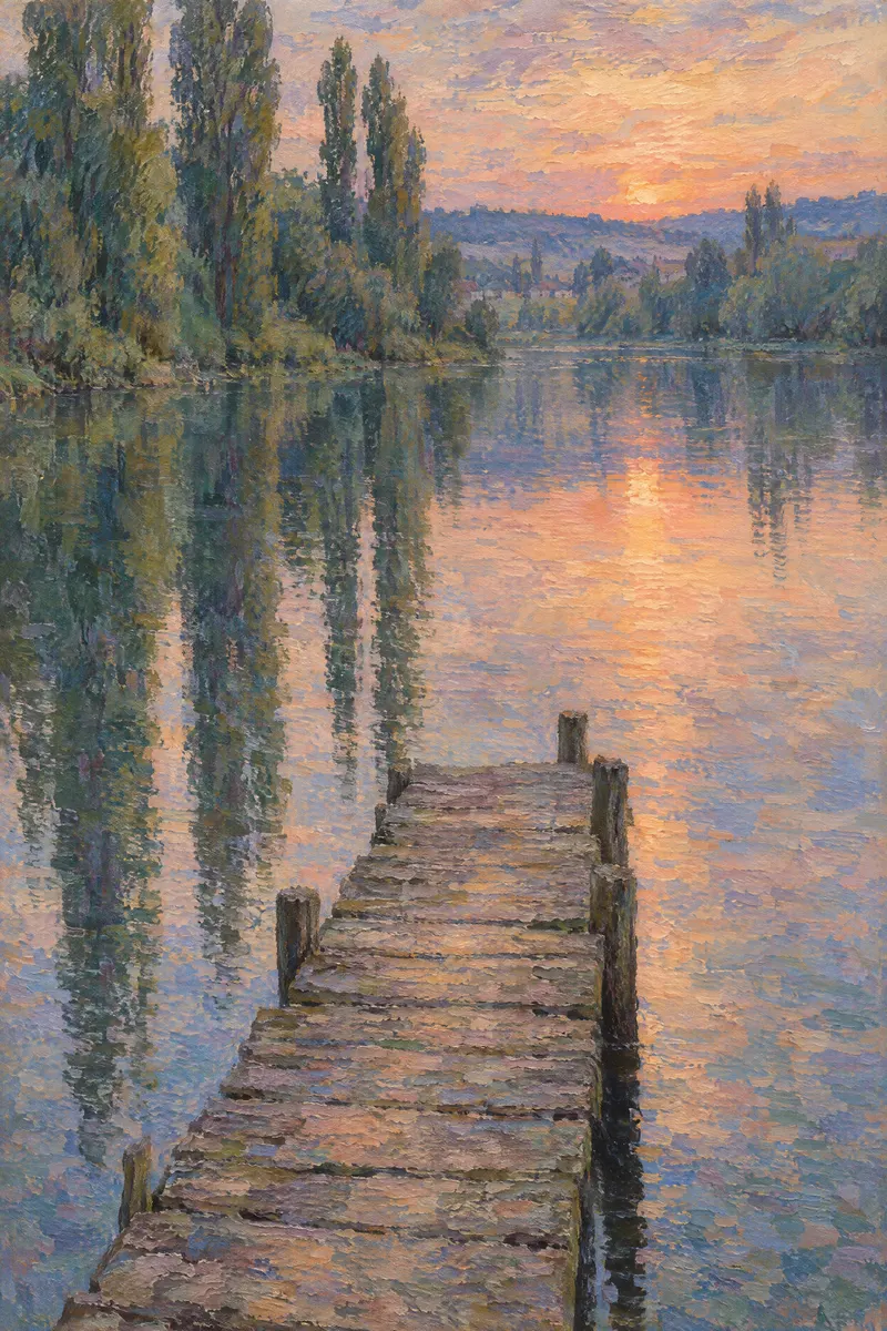 Jetty on Still River, Painted Agency