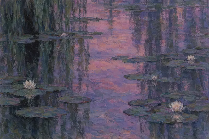Violet Dusk Pool, Painted Agency