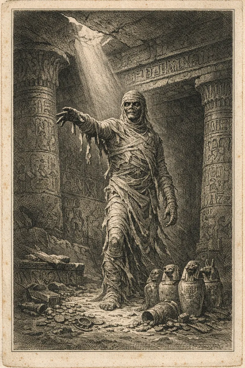 The Mummy, Doré Engraving, Nightfables