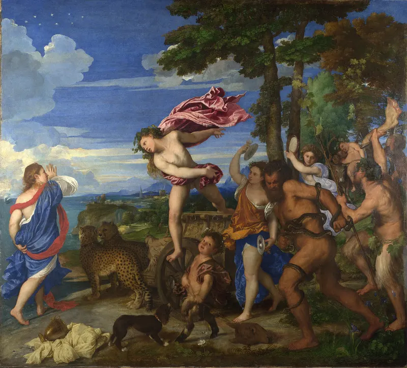 Bacchus and Ariadne, Titian (Tiziano Vecellio) (1488 to 1576)