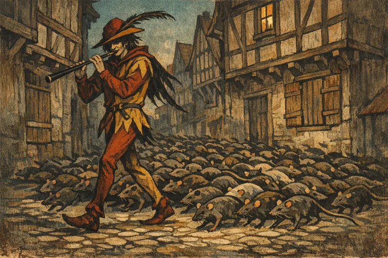 The Pied Piper, Modern Storybook, Nightfables