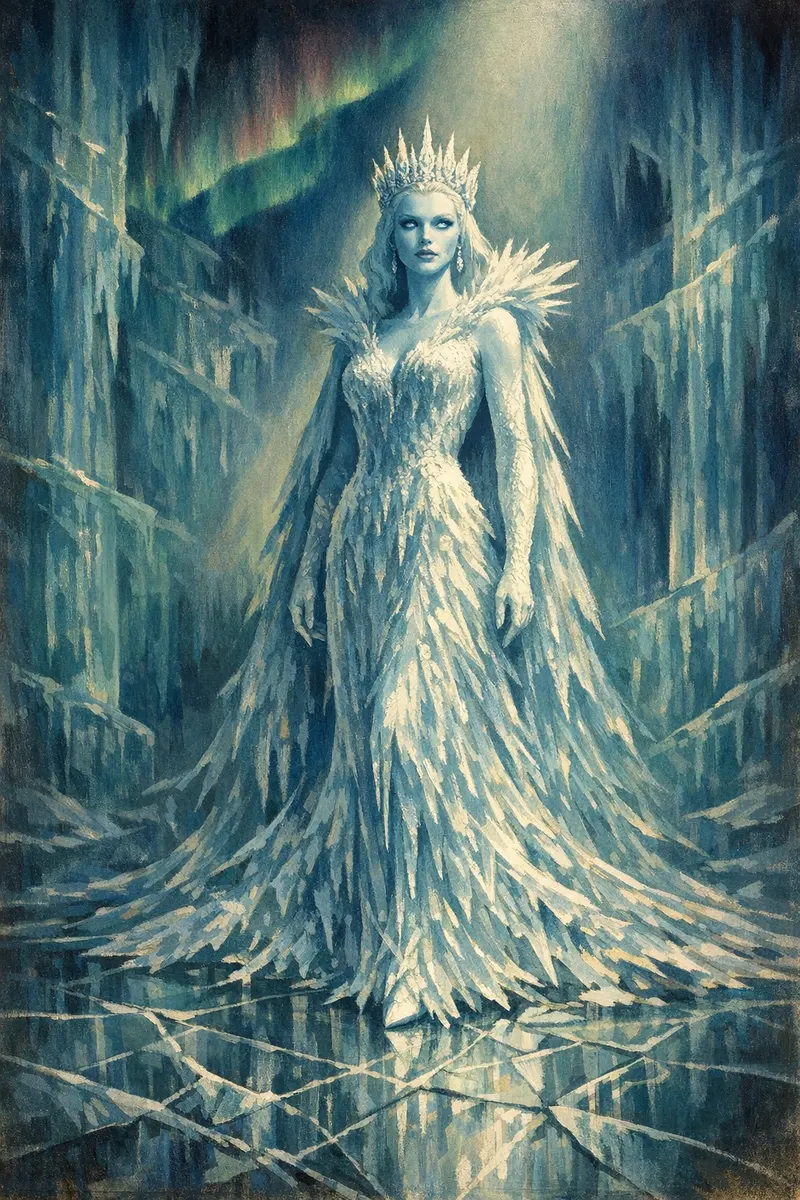 The Snow Queen, Matinee Gouache, Nightfables