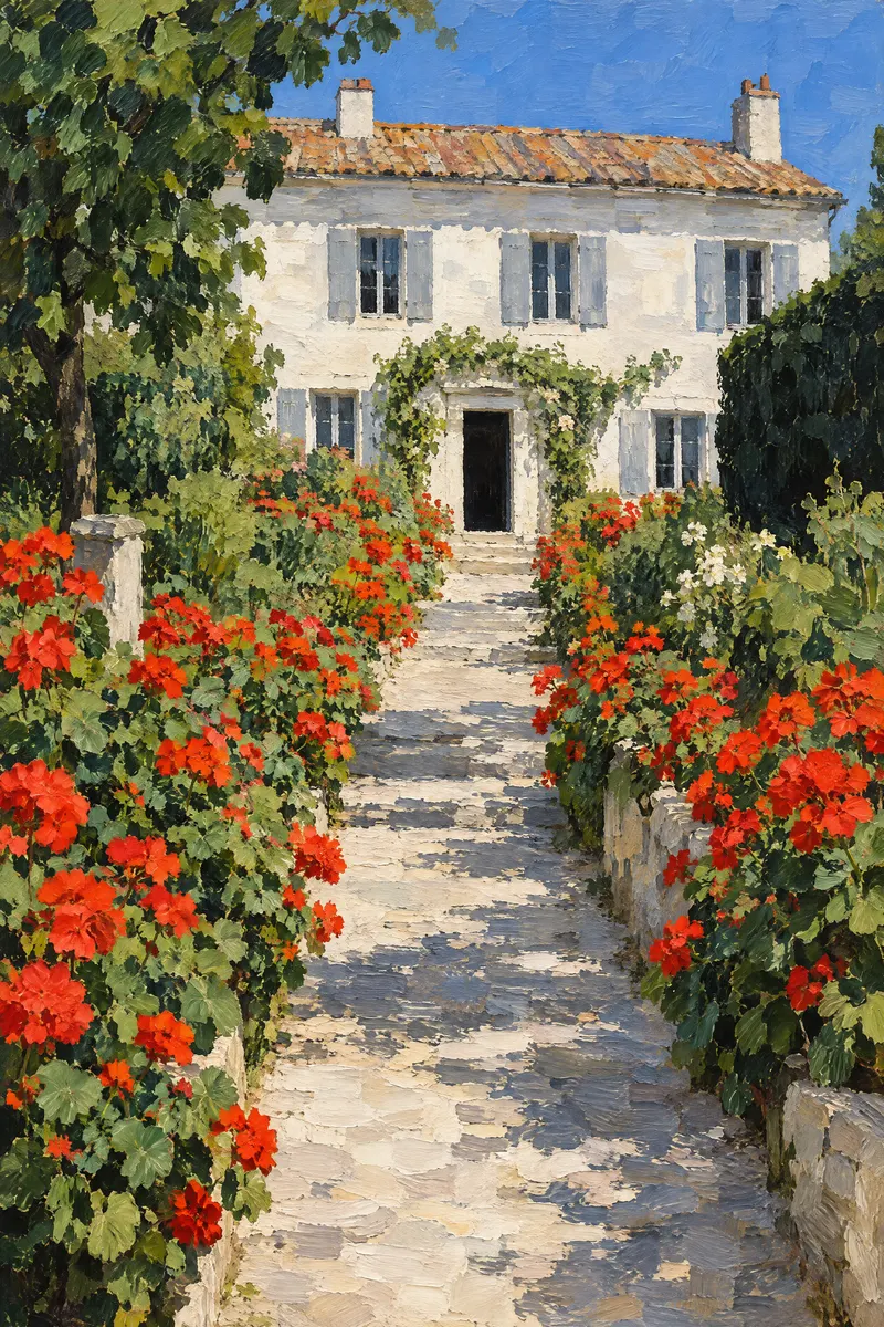 Geranium Path Home, Painted Agency
